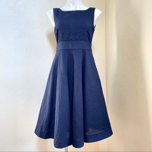 J. Crew navy sleeveless dress